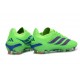 Chaussure de Foot adidas Predator Elite L FG Vert Bleu