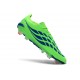 Chaussure de Foot adidas Predator Elite L FG Vert Bleu