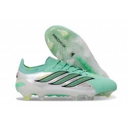 Chaussure de Foot adidas Predator Elite L FG Vert Argent