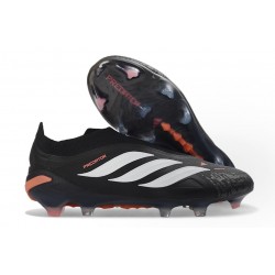 Crampons de Football adidas Predator Elite LL FG Noir Blanc