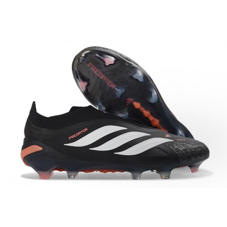 Crampons de Football adidas Predator Elite LL FG Noir Blanc