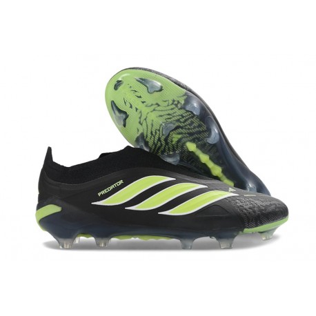 Crampons de Football adidas Predator Elite LL FG Noir Vert