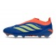 Crampons de Football adidas Predator Elite LL FG Bleu Orange Jaune