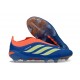 Crampons de Football adidas Predator Elite LL FG Bleu Orange Jaune