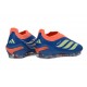Crampons de Football adidas Predator Elite LL FG Bleu Orange Jaune