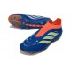 Crampons de Football adidas Predator Elite LL FG Bleu Orange Jaune