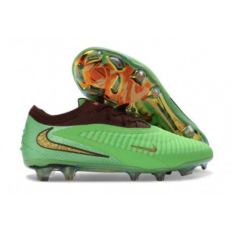 Nike Phantom 6 Low Elite FG Nouvelles Vert Or