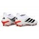 Crampons de Football adidas Predator Elite LL FG Blanc Noir Rouge