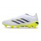Crampons de Football adidas Predator Elite LL FG Blanc Bleu Jaune