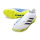 Crampons de Football adidas Predator Elite LL FG Blanc Bleu Jaune