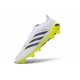 Crampons de Football adidas Predator Elite LL FG Blanc Bleu Jaune