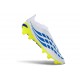 Crampons de Football adidas Predator Elite LL FG Blanc Bleu Jaune