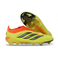 Crampons de Football adidas Predator Elite LL FG Jaune Noir Orange