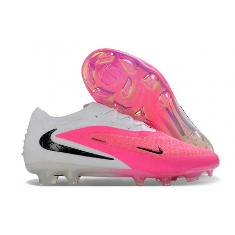 Nike Phantom 6 Low Elite FG Nouvelles Rose Blanc Noir