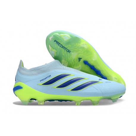 Crampons de Football adidas Predator Elite LL FG Bleu