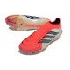 Crampons de Football adidas Predator Elite LL FG Rouge Noir Blanc