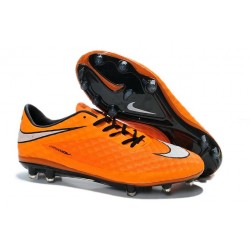 Chaussure de Football Nike Hypervenom Phantom FG ACC Orange Blanc