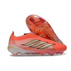 Crampons adidas Predator Elite LL FG Solar Turbo Thermal Chrome Noir