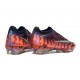 Crampons Nike Air Zoom Mercurial Vapor XVII Elite FG Orange Noir Argent
