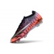 Crampons Nike Air Zoom Mercurial Vapor XVII Elite FG Orange Noir Argent