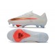 Crampons Nike Air Zoom Mercurial Vapor XVII Elite FG Blanc Or Orange