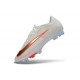 Crampons Nike Air Zoom Mercurial Vapor XVII Elite FG Blanc Or Orange