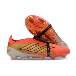 adidas Predator 26 Elite Foldover Tongue FG Orange Or Noir