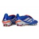 Crampons Nouvelles adidas Predator Elite FT FG Bleu Argent Rouge