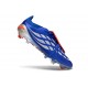 Crampons Nouvelles adidas Predator Elite FT FG Bleu Argent Rouge