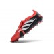 Crampons Nouvelles adidas Predator Elite FT FG Rouge Noir Blanc
