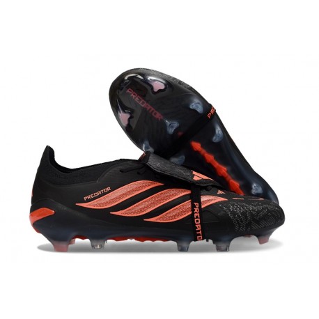 Crampons Nouvelles adidas Predator Elite FT FG Noir Orange