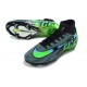 Crampons de Foot Nike Mercurial Superfly X Elite FG Noir Vert