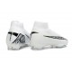 Crampons de Foot Nike Mercurial Superfly X Elite FG Blanc Noir