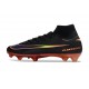 Crampons de Foot Nike Mercurial Superfly X Elite FG Noir Orange