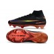 Crampons de Foot Nike Mercurial Superfly X Elite FG Noir Orange