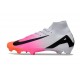 Crampons de Foot Nike Mercurial Superfly X Elite FG Rose Blanc Noir