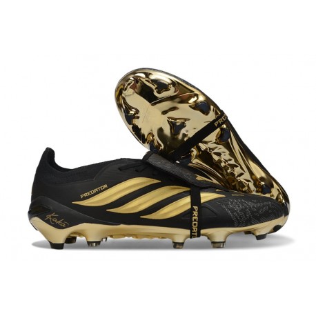 Crampons Nouvelles adidas Predator Elite FT FG Noir Or