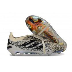 Crampons Nouvelles adidas Predator Elite FT FG Beige Noir