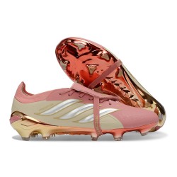 Crampons Nouvelles adidas Predator Elite FT FG Rose Argent