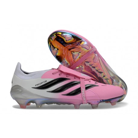 Crampons Nouvelles adidas Predator Elite FT FG Rose Noir Blanc