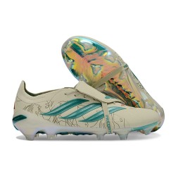 Crampons Nouvelles adidas Predator Elite FT FG Beige Vert