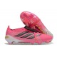 Crampons Nouvelles adidas Predator Elite FT FG Rose Noir