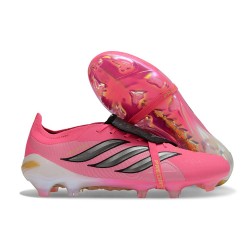 Crampons Nouvelles adidas Predator Elite FT FG Rose Noir
