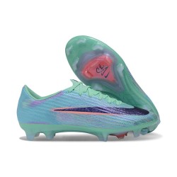 Nike Chaussures Zoom Mercurial Vapor 17 Elite FG Bleu Noir