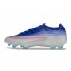 Nike Chaussures Zoom Mercurial Vapor 17 Elite FG Bleu Argent Rose