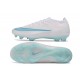 Nike Chaussures Zoom Mercurial Vapor 17 Elite FG Blanc Bleu