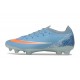 Crampon Nike Air Zoom Mercurial Vapor XVII Elite FG Bleu Orange