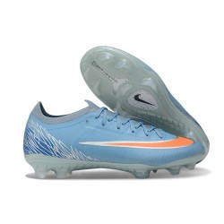 Crampon Nike Air Zoom Mercurial Vapor XVII Elite FG Bleu Orange