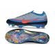 Crampon Nike Air Zoom Mercurial Vapor XVII Elite FG Bleu Gris Rouge