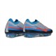 Crampon Nike Air Zoom Mercurial Vapor XVII Elite FG Bleu Gris Rouge